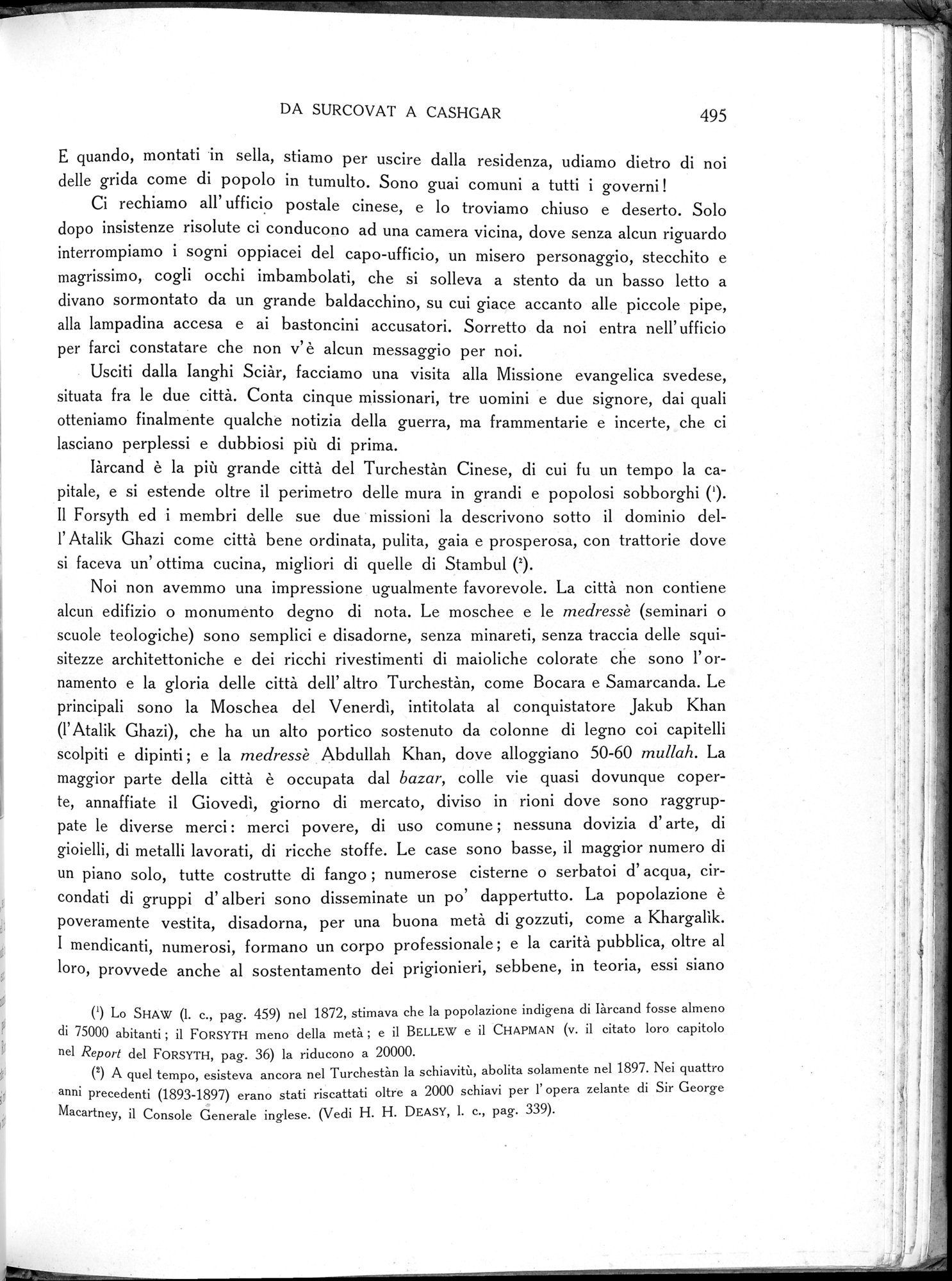 Storia della Spedizione Scientifica Italiana nel Himàlaia, Caracorùm e Turchestàn Cinese(1913-1914) : vol.1 / 581 ページ（白黒高解像度画像）