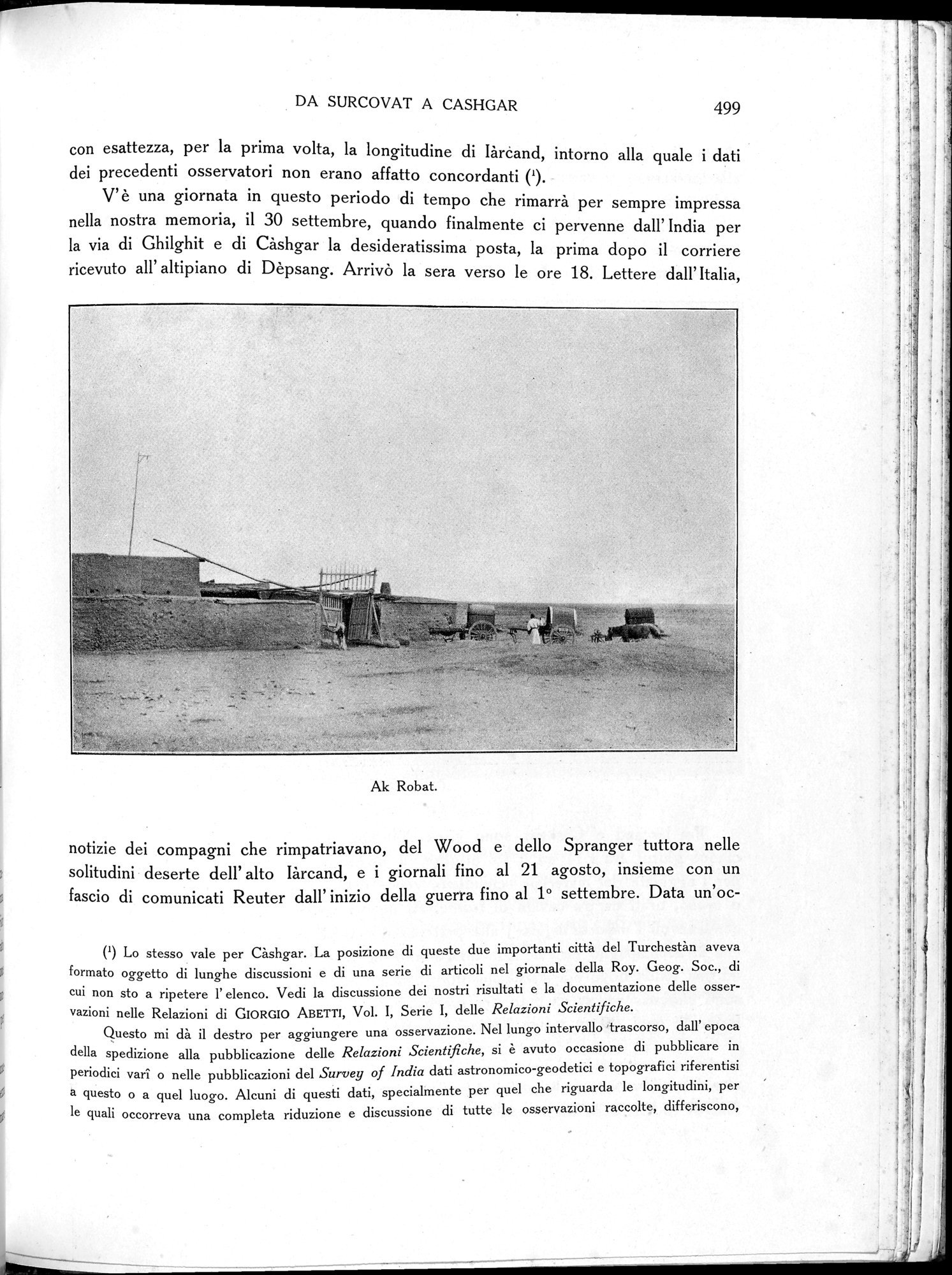 Storia della Spedizione Scientifica Italiana nel Himàlaia, Caracorùm e Turchestàn Cinese(1913-1914) : vol.1 / Page 587 (Grayscale High Resolution Image)