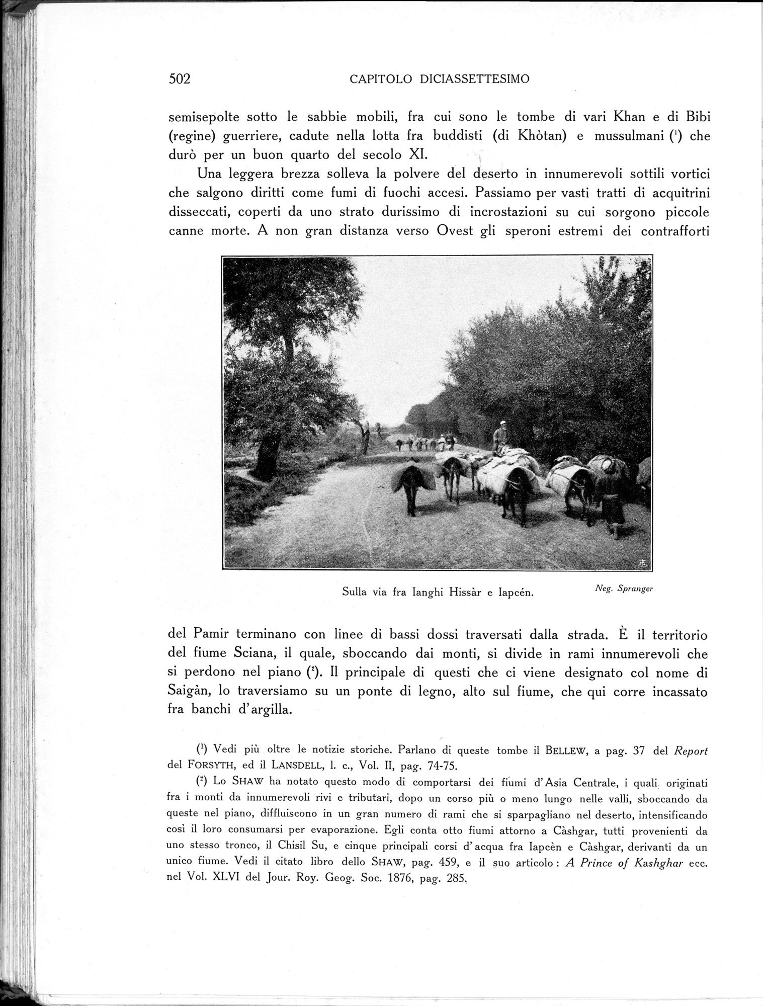 Storia della Spedizione Scientifica Italiana nel Himàlaia, Caracorùm e Turchestàn Cinese(1913-1914) : vol.1 / Page 590 (Grayscale High Resolution Image)