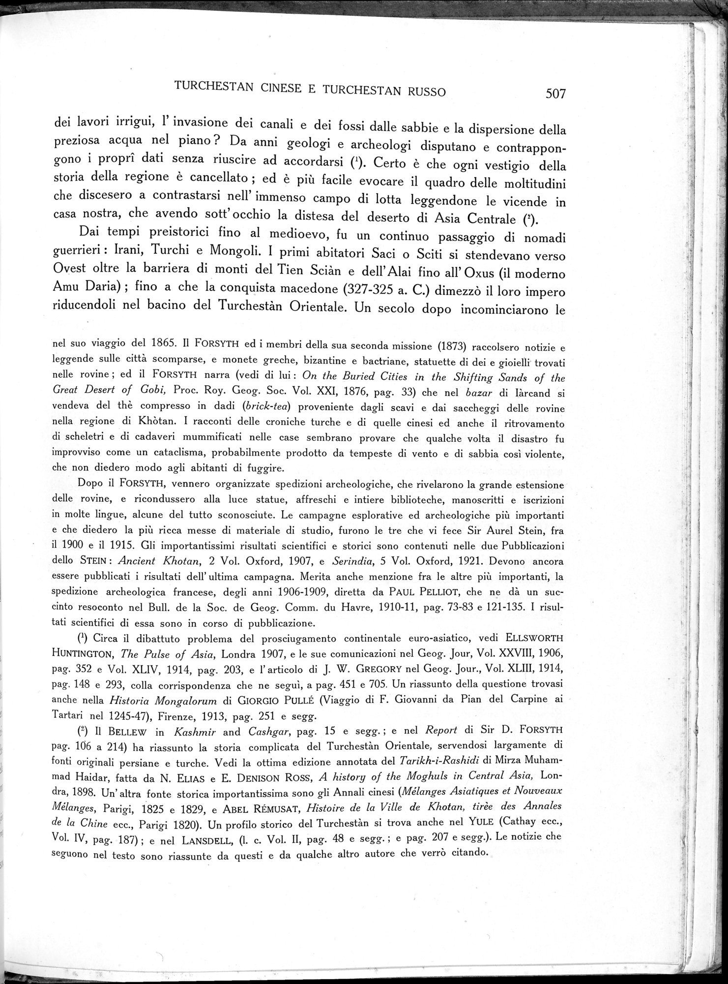 Storia della Spedizione Scientifica Italiana nel Himàlaia, Caracorùm e Turchestàn Cinese(1913-1914) : vol.1 / Page 599 (Grayscale High Resolution Image)