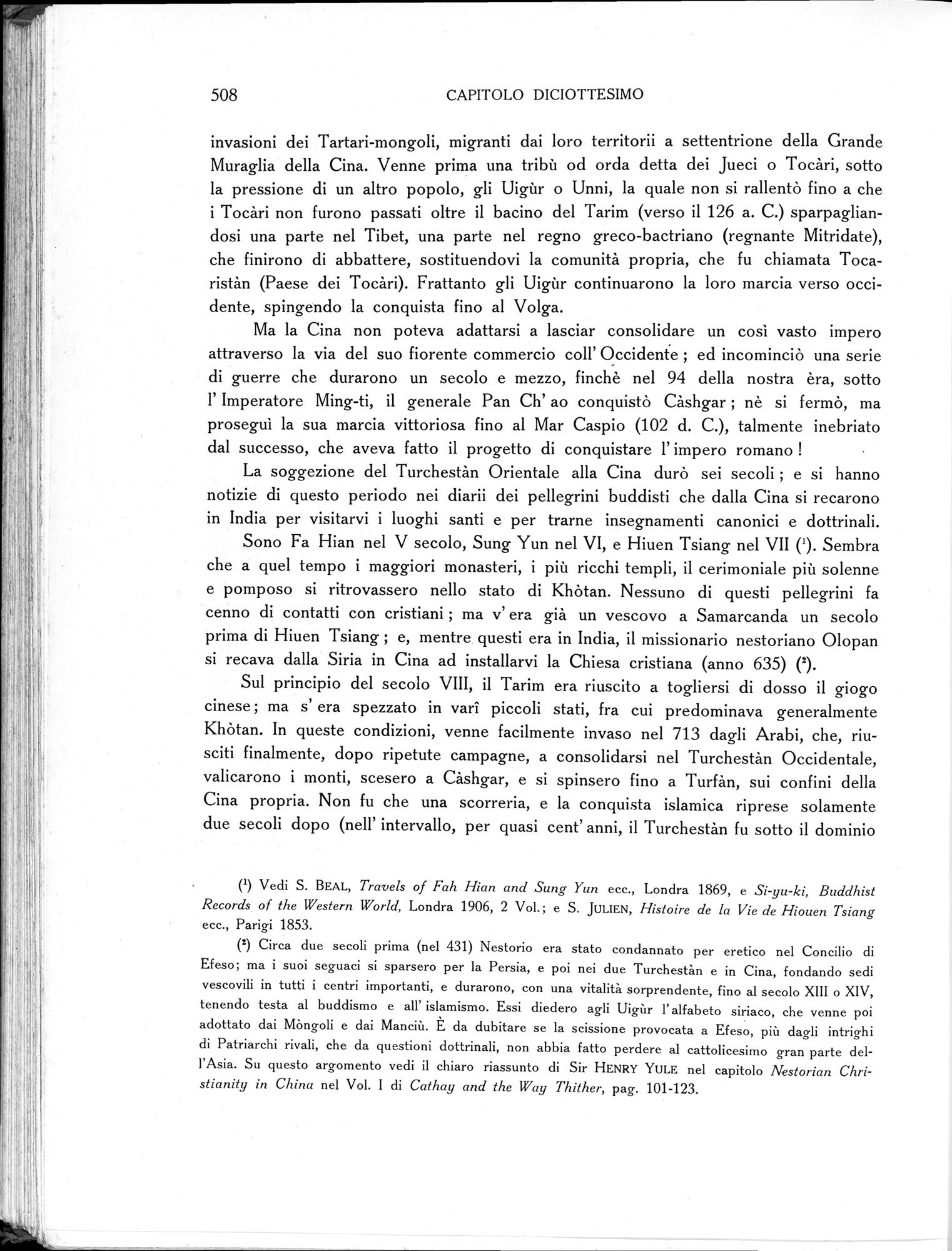 Storia della Spedizione Scientifica Italiana nel Himàlaia, Caracorùm e Turchestàn Cinese(1913-1914) : vol.1 / 600 ページ（白黒高解像度画像）