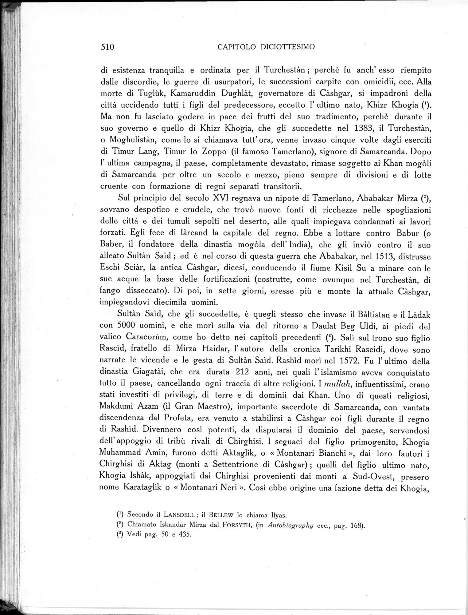Storia della Spedizione Scientifica Italiana nel Himàlaia, Caracorùm e Turchestàn Cinese(1913-1914) : vol.1 / 602 ページ（白黒高解像度画像）