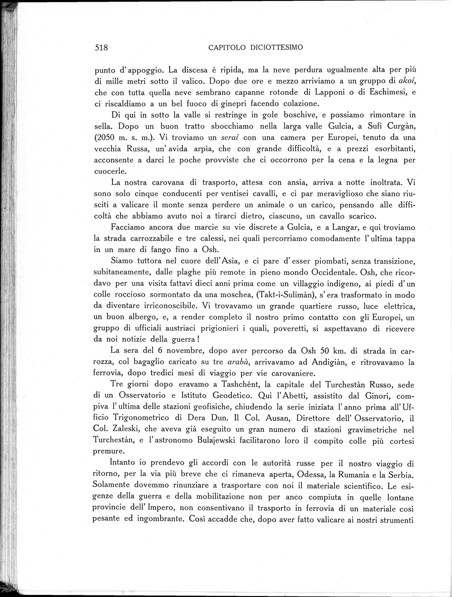 Storia della Spedizione Scientifica Italiana nel Himàlaia, Caracorùm e Turchestàn Cinese(1913-1914) : vol.1 / Page 610 (Grayscale High Resolution Image)