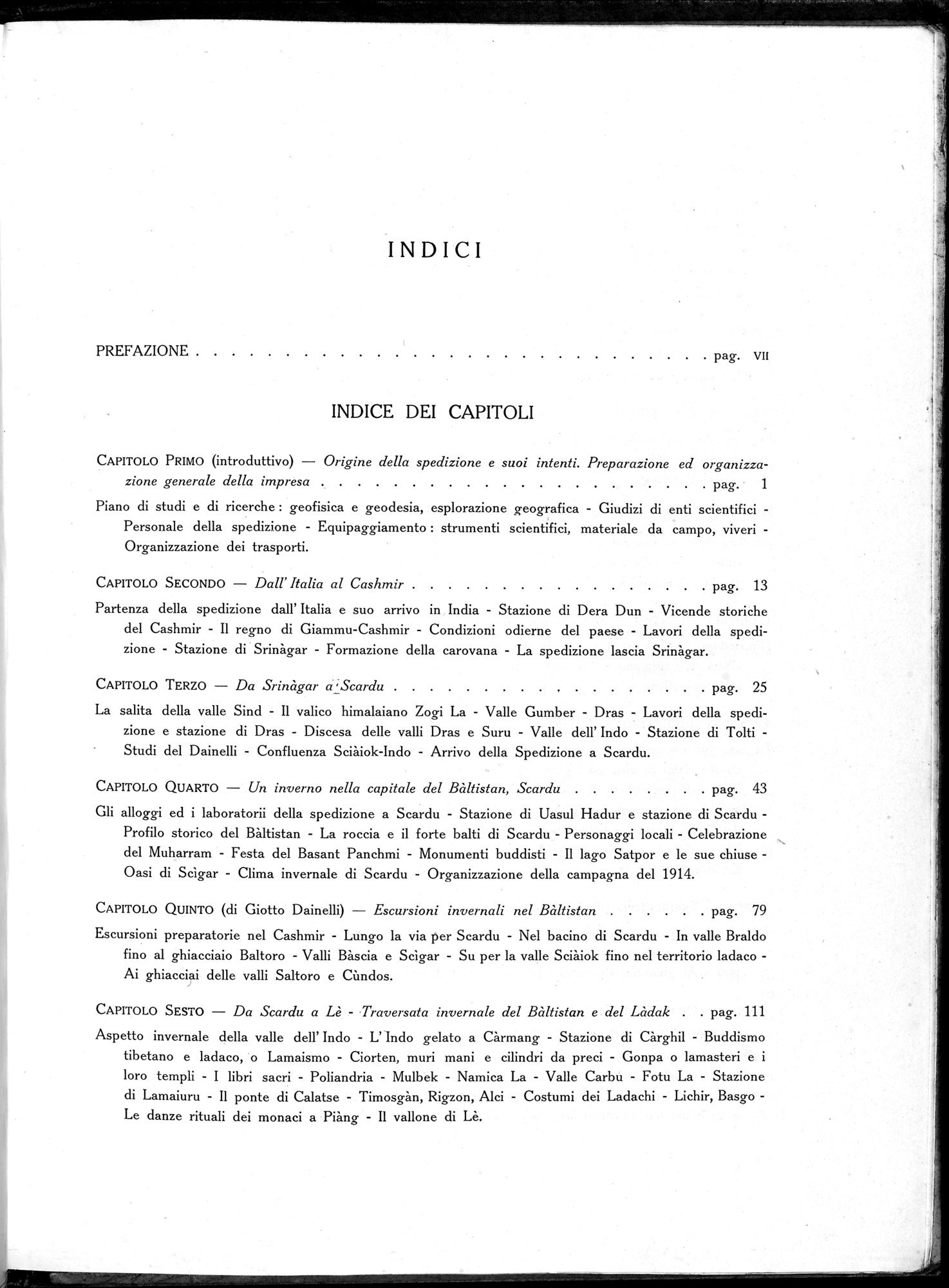 Storia della Spedizione Scientifica Italiana nel Himàlaia, Caracorùm e Turchestàn Cinese(1913-1914) : vol.1 / 623 ページ（白黒高解像度画像）