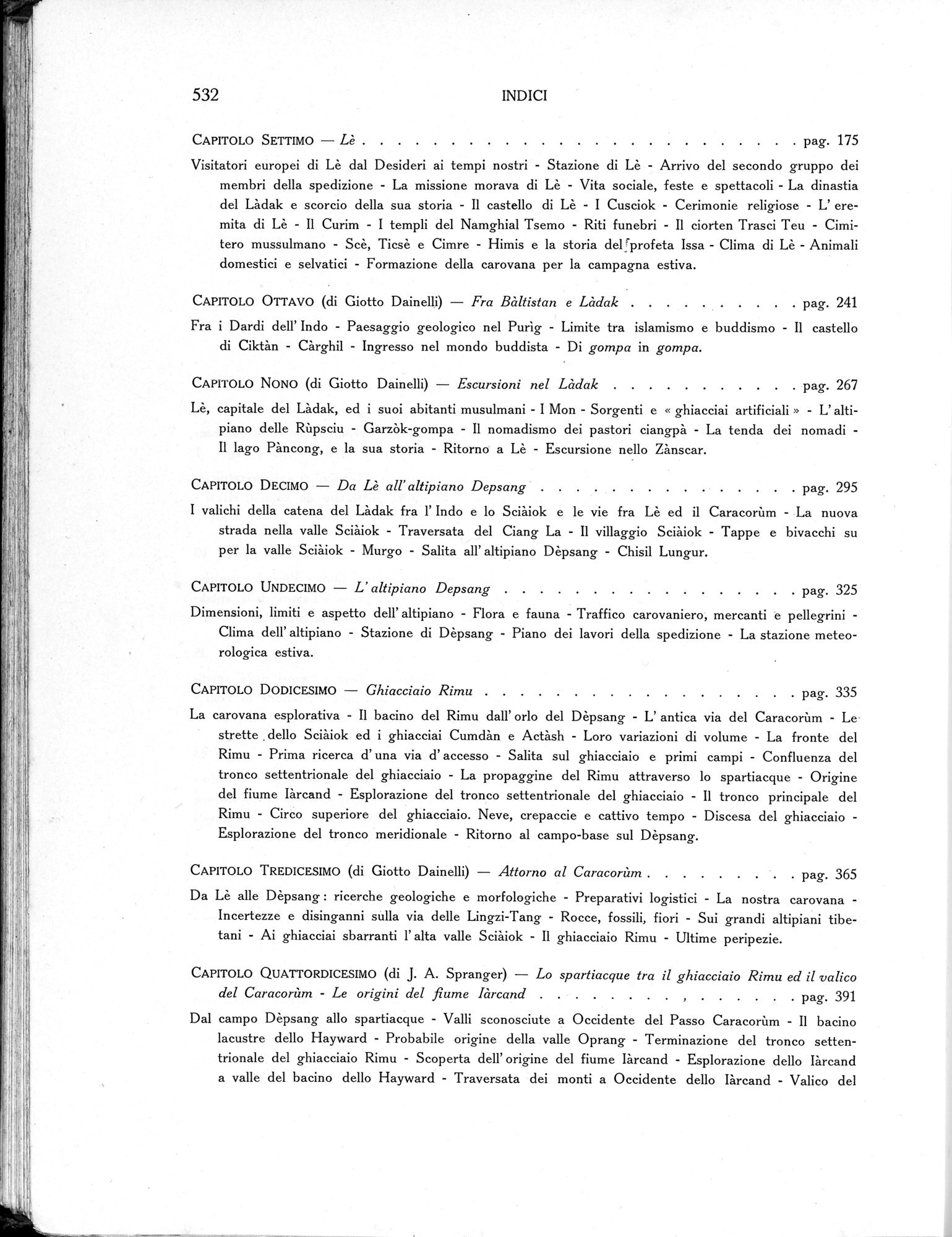 Storia della Spedizione Scientifica Italiana nel Himàlaia, Caracorùm e Turchestàn Cinese(1913-1914) : vol.1 / Page 624 (Grayscale High Resolution Image)