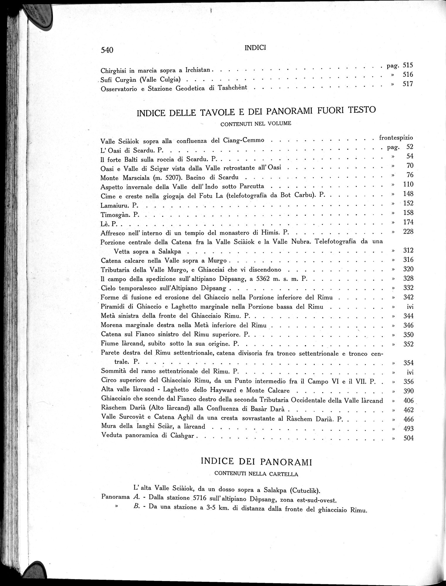 Storia della Spedizione Scientifica Italiana nel Himàlaia, Caracorùm e Turchestàn Cinese(1913-1914) : vol.1 / 632 ページ（白黒高解像度画像）