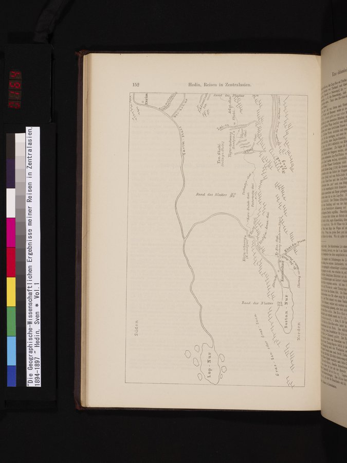 Die Geographische-Wissenschaftlichen Ergebnisse meiner Reisen in Zentralasien, 1894-1897 : vol.1 / Page 164 (Color Image)