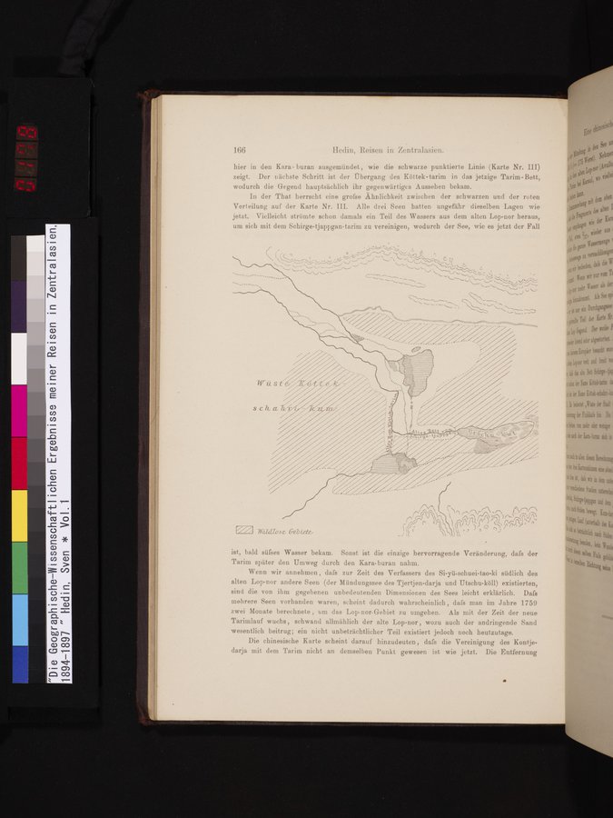 Die Geographische-Wissenschaftlichen Ergebnisse meiner Reisen in Zentralasien, 1894-1897 : vol.1 / Page 178 (Color Image)