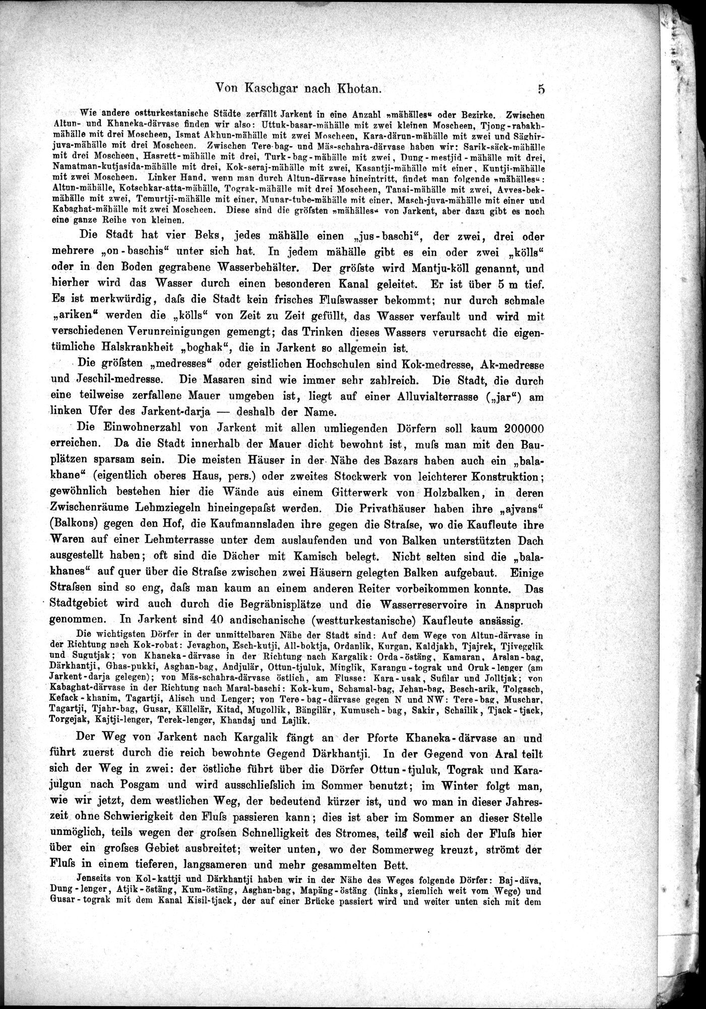 Die Geographische-Wissenschaftlichen Ergebnisse meiner Reisen in Zentralasien, 1894-1897 : vol.1 / Page 17 (Grayscale High Resolution Image)