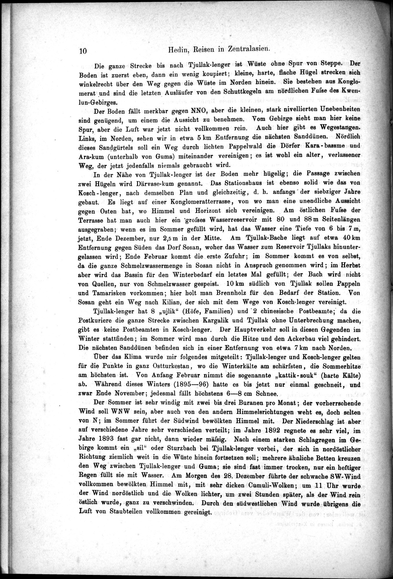 Die Geographische-Wissenschaftlichen Ergebnisse meiner Reisen in Zentralasien, 1894-1897 : vol.1 / Page 22 (Grayscale High Resolution Image)