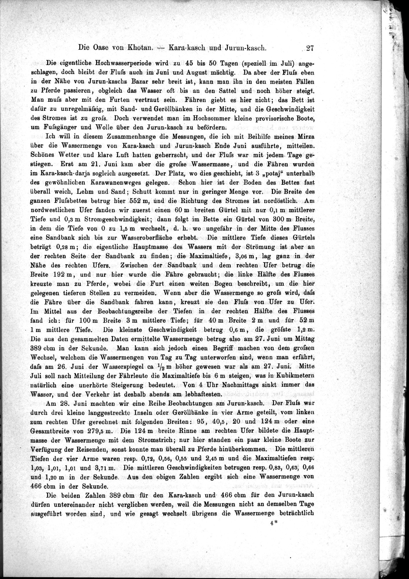 Die Geographische-Wissenschaftlichen Ergebnisse meiner Reisen in Zentralasien, 1894-1897 : vol.1 / Page 39 (Grayscale High Resolution Image)