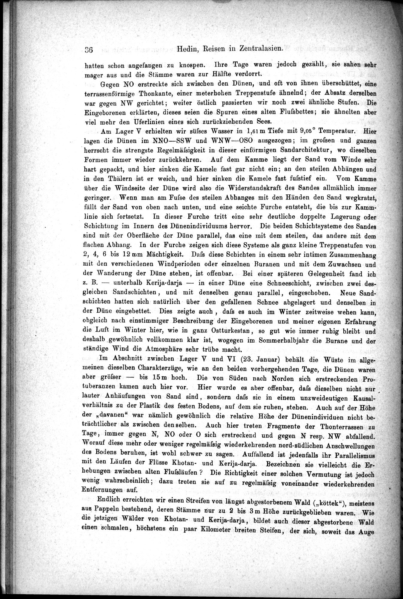 Die Geographische-Wissenschaftlichen Ergebnisse meiner Reisen in Zentralasien, 1894-1897 : vol.1 / Page 48 (Grayscale High Resolution Image)