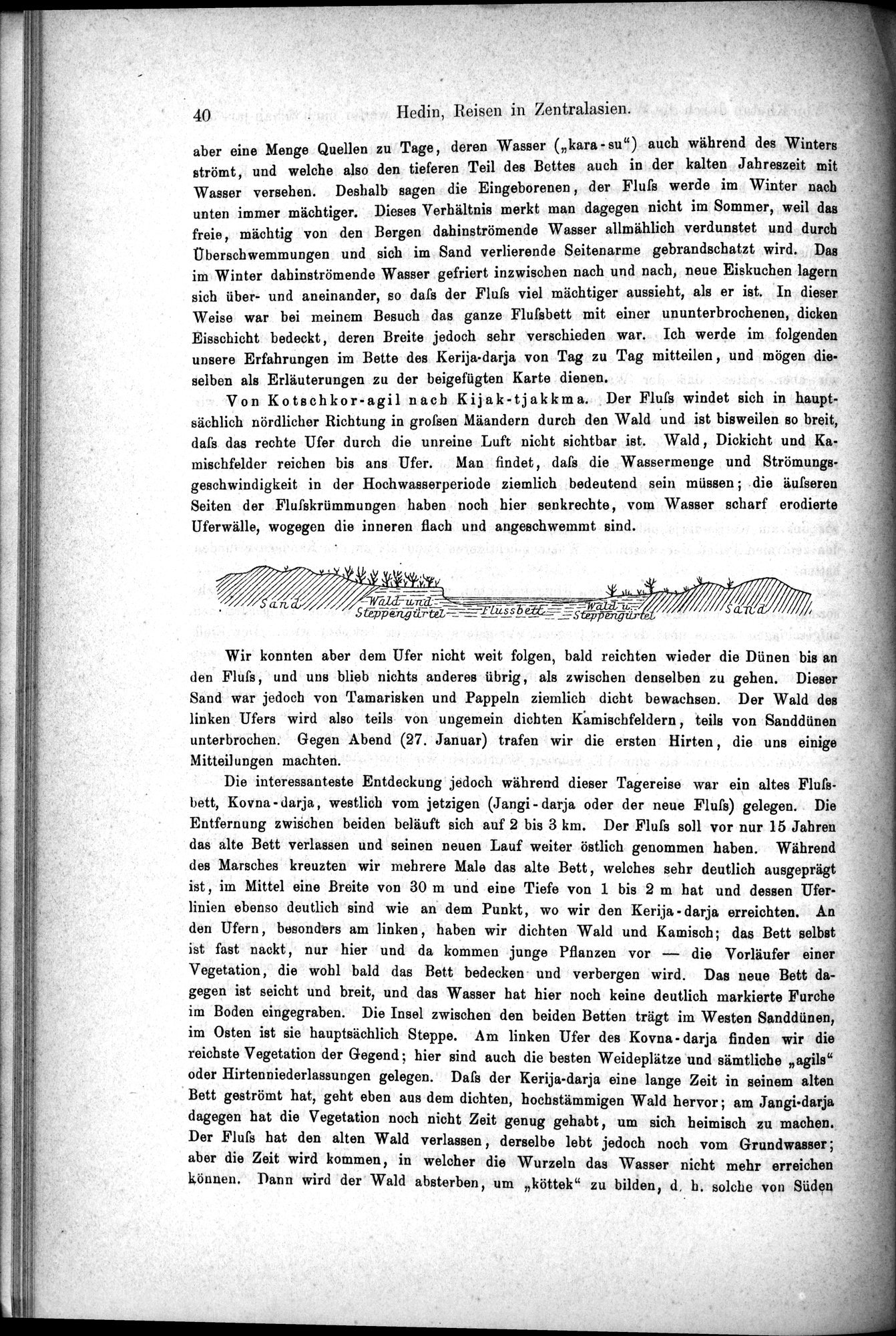 Die Geographische-Wissenschaftlichen Ergebnisse meiner Reisen in Zentralasien, 1894-1897 : vol.1 / Page 52 (Grayscale High Resolution Image)