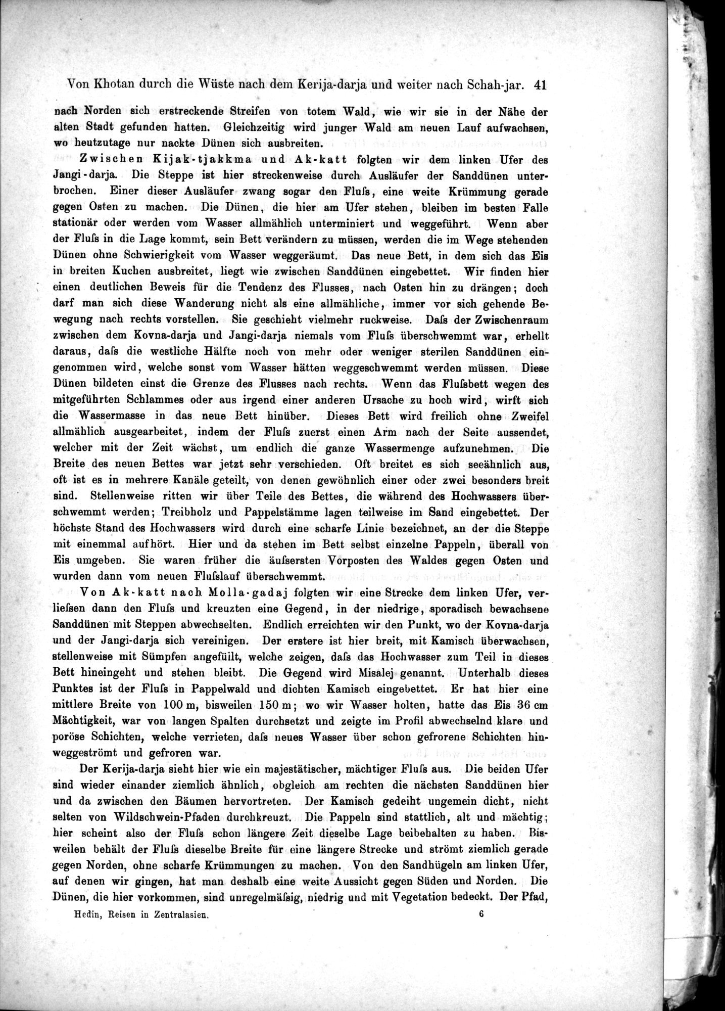 Die Geographische-Wissenschaftlichen Ergebnisse meiner Reisen in Zentralasien, 1894-1897 : vol.1 / Page 53 (Grayscale High Resolution Image)