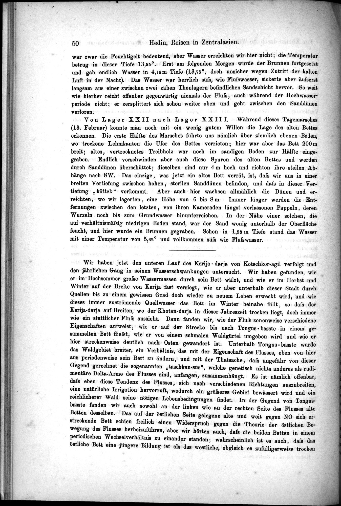 Die Geographische-Wissenschaftlichen Ergebnisse meiner Reisen in Zentralasien, 1894-1897 : vol.1 / Page 62 (Grayscale High Resolution Image)