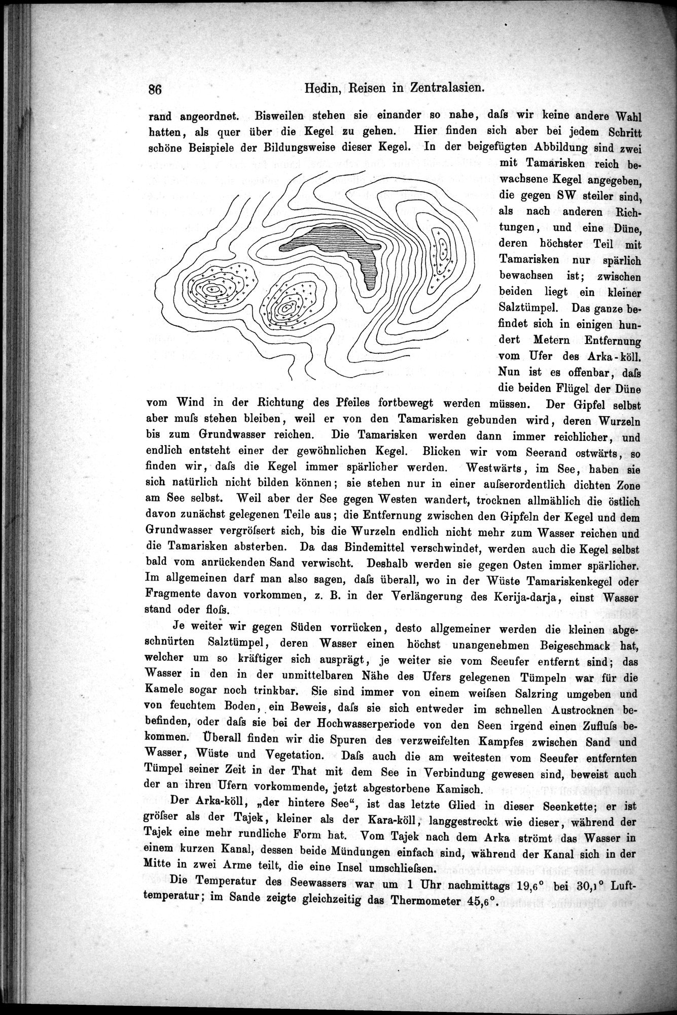 Die Geographische-Wissenschaftlichen Ergebnisse meiner Reisen in Zentralasien, 1894-1897 : vol.1 / 98 ページ（白黒高解像度画像）