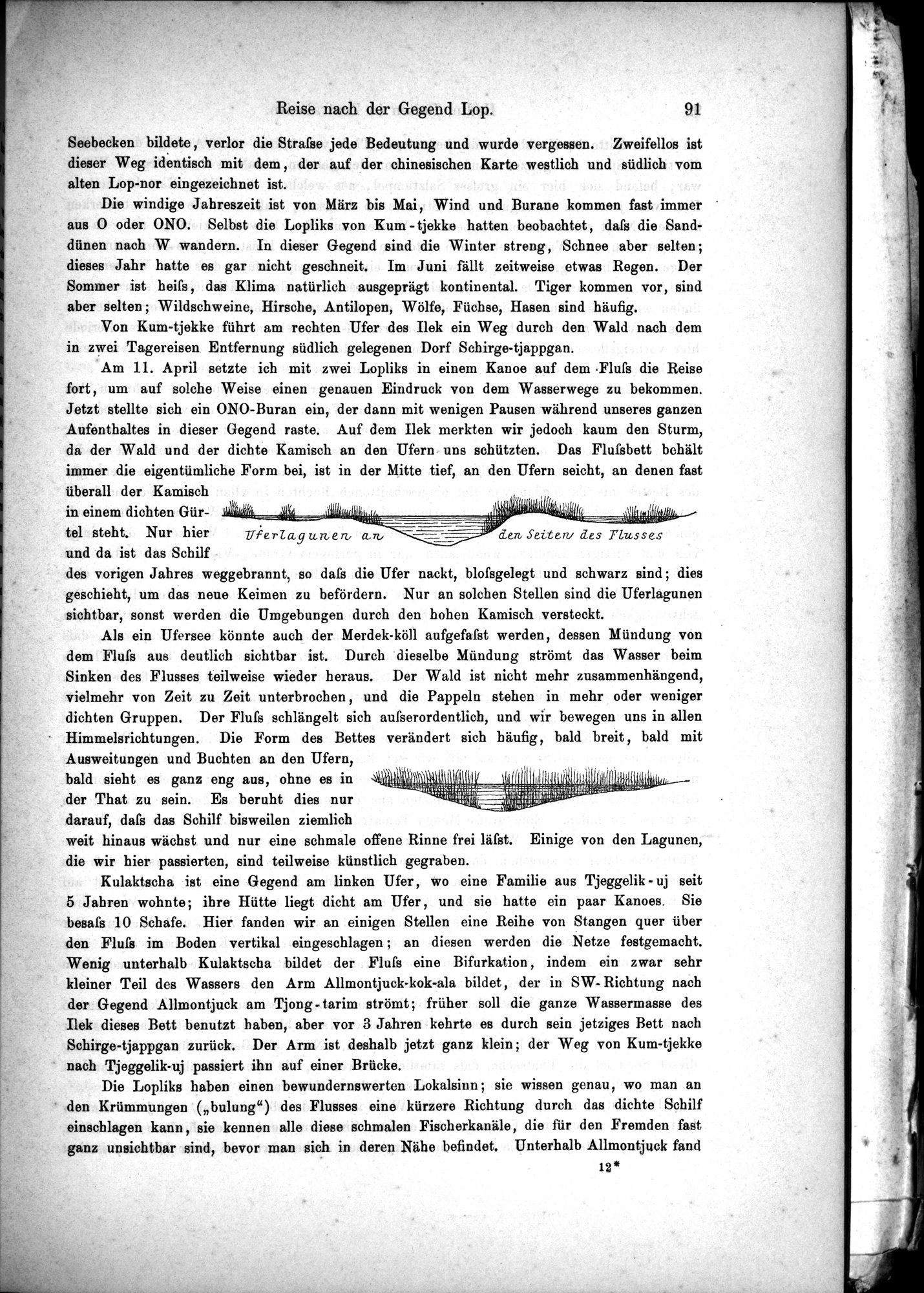 Die Geographische-Wissenschaftlichen Ergebnisse meiner Reisen in Zentralasien, 1894-1897 : vol.1 / Page 103 (Grayscale High Resolution Image)