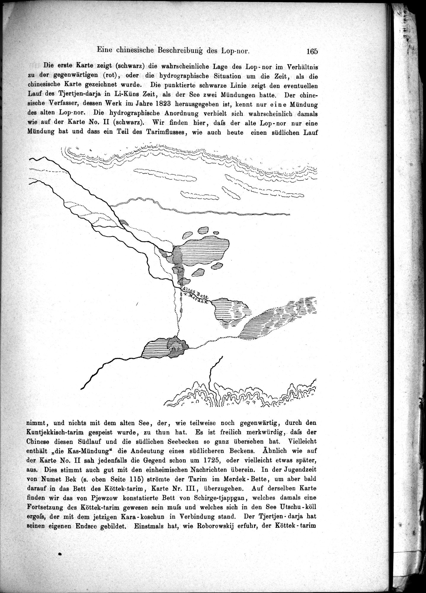 Die Geographische-Wissenschaftlichen Ergebnisse meiner Reisen in Zentralasien, 1894-1897 : vol.1 / Page 177 (Grayscale High Resolution Image)