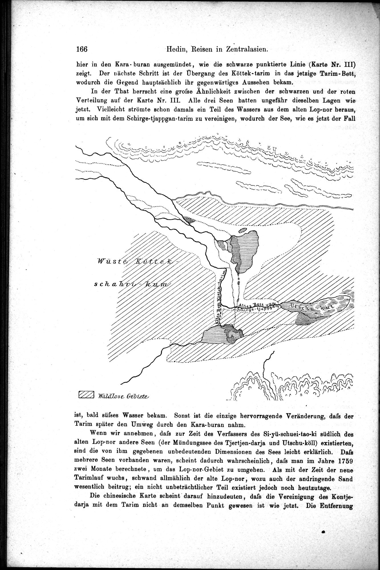 Die Geographische-Wissenschaftlichen Ergebnisse meiner Reisen in Zentralasien, 1894-1897 : vol.1 / Page 178 (Grayscale High Resolution Image)