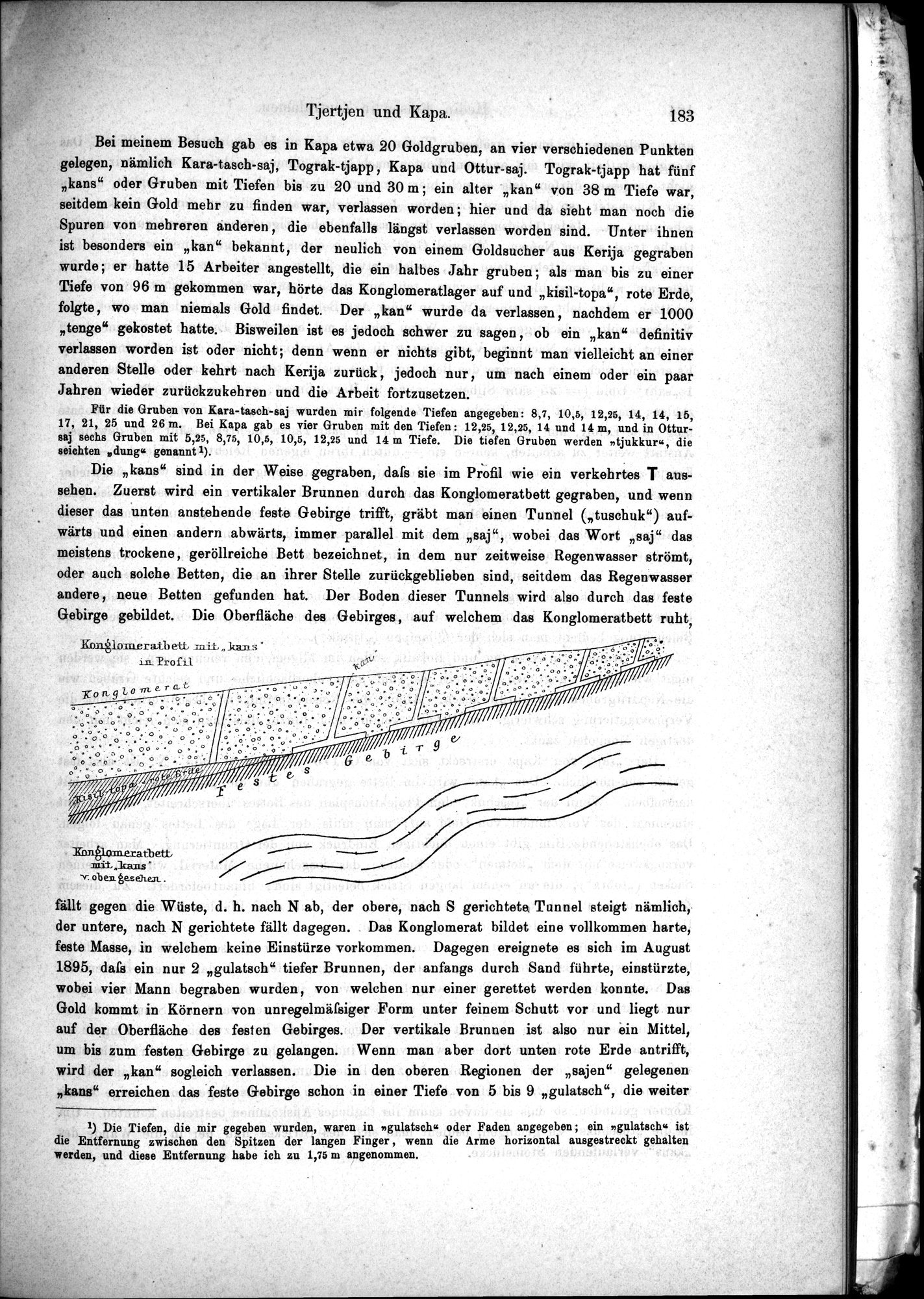 Die Geographische-Wissenschaftlichen Ergebnisse meiner Reisen in Zentralasien, 1894-1897 : vol.1 / Page 195 (Grayscale High Resolution Image)