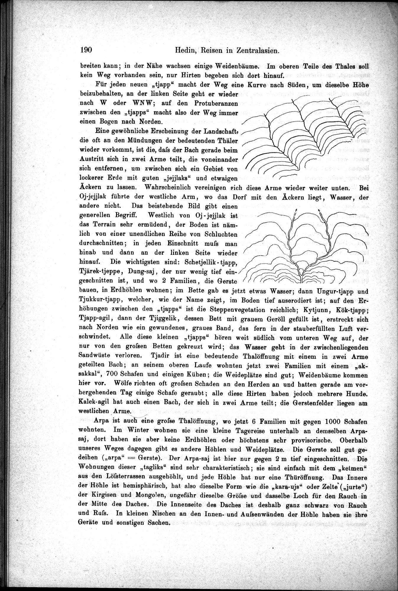 Die Geographische-Wissenschaftlichen Ergebnisse meiner Reisen in Zentralasien, 1894-1897 : vol.1 / Page 202 (Grayscale High Resolution Image)