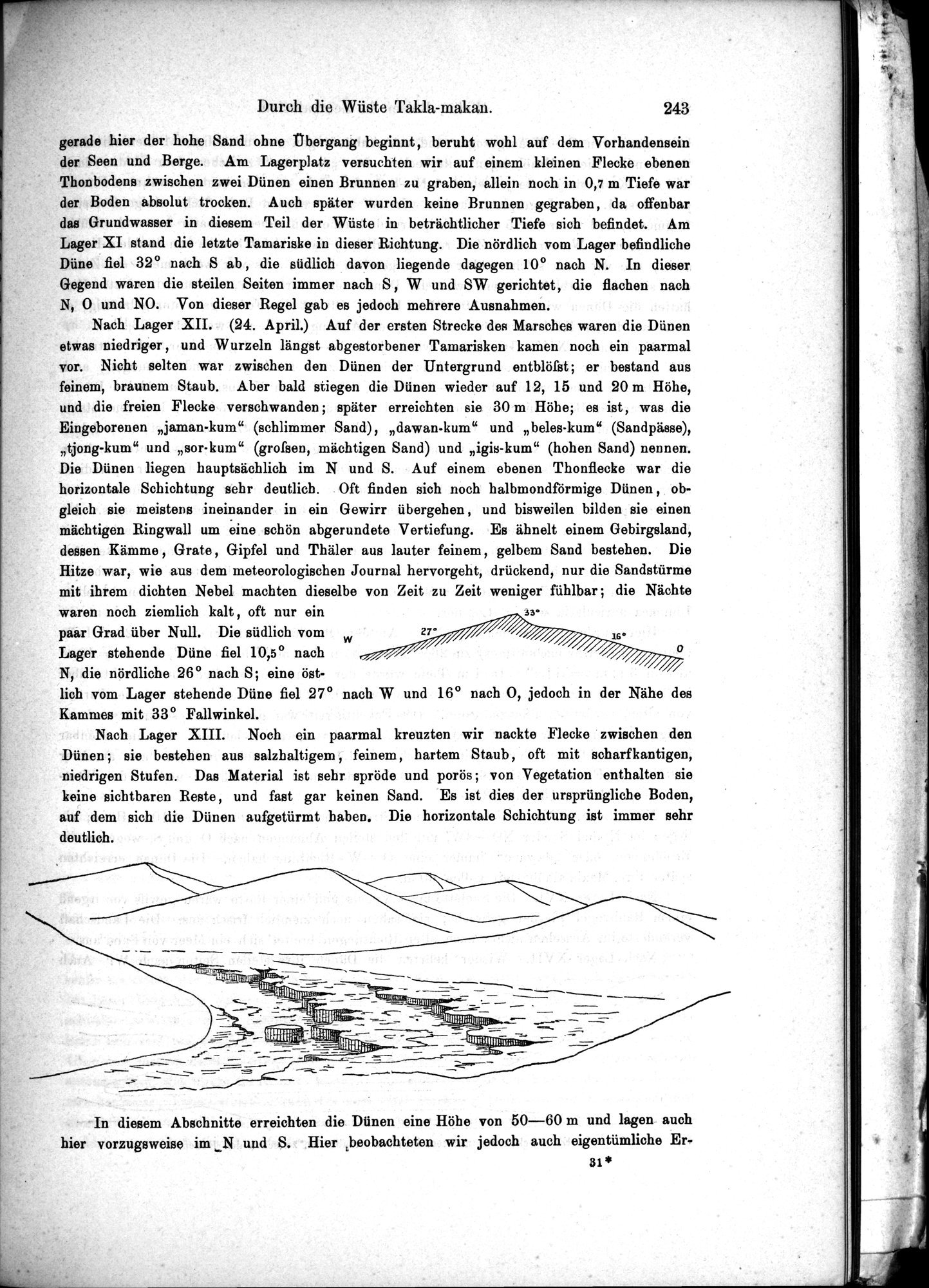 Die Geographische-Wissenschaftlichen Ergebnisse meiner Reisen in Zentralasien, 1894-1897 : vol.1 / Page 255 (Grayscale High Resolution Image)