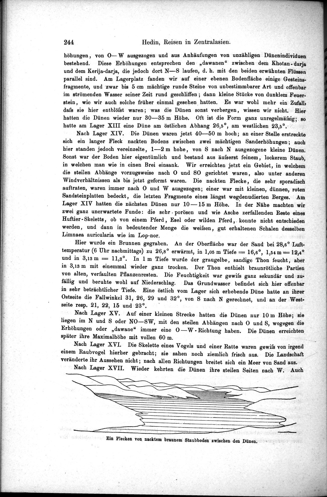 Die Geographische-Wissenschaftlichen Ergebnisse meiner Reisen in Zentralasien, 1894-1897 : vol.1 / Page 256 (Grayscale High Resolution Image)