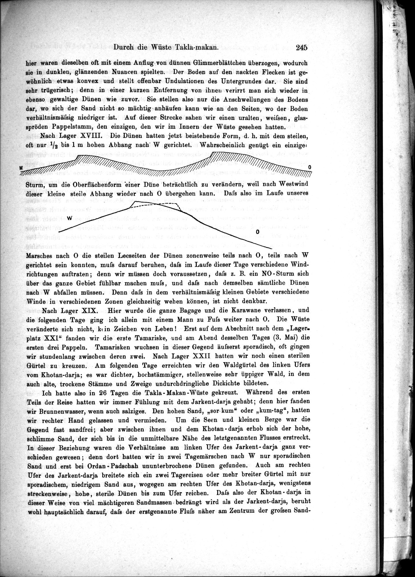 Die Geographische-Wissenschaftlichen Ergebnisse meiner Reisen in Zentralasien, 1894-1897 : vol.1 / Page 257 (Grayscale High Resolution Image)