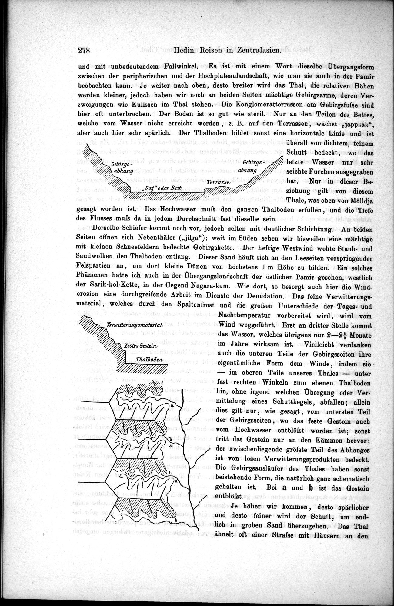 Die Geographische-Wissenschaftlichen Ergebnisse meiner Reisen in Zentralasien, 1894-1897 : vol.1 / 290 ページ（白黒高解像度画像）