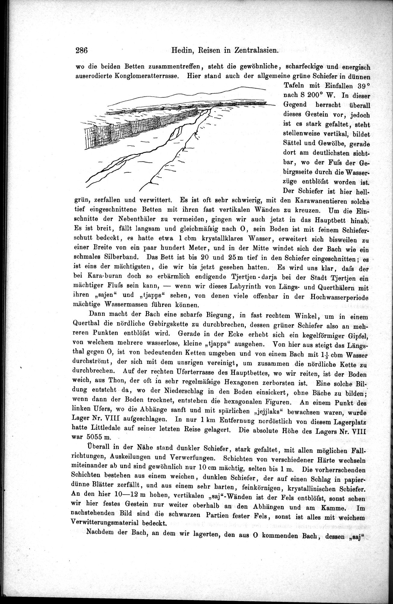Die Geographische-Wissenschaftlichen Ergebnisse meiner Reisen in Zentralasien, 1894-1897 : vol.1 / Page 298 (Grayscale High Resolution Image)