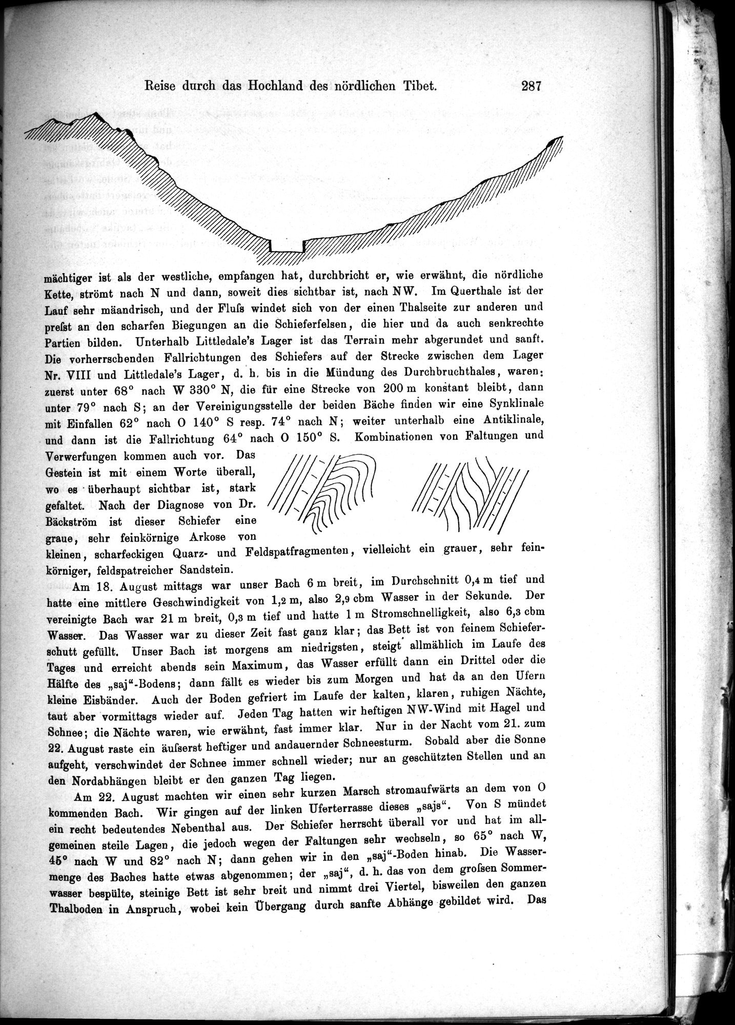 Die Geographische-Wissenschaftlichen Ergebnisse meiner Reisen in Zentralasien, 1894-1897 : vol.1 / Page 299 (Grayscale High Resolution Image)