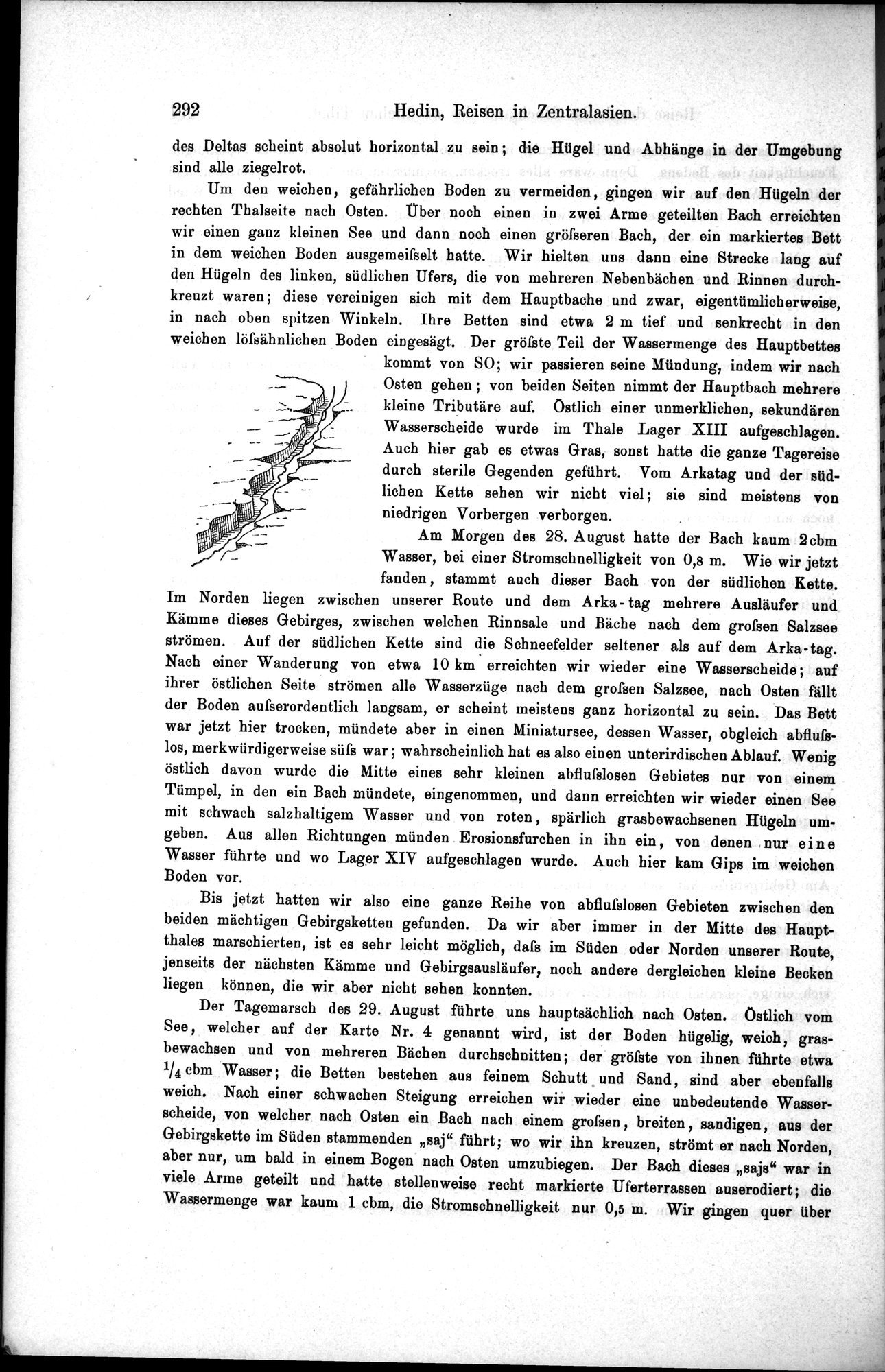 Die Geographische-Wissenschaftlichen Ergebnisse meiner Reisen in Zentralasien, 1894-1897 : vol.1 / Page 304 (Grayscale High Resolution Image)