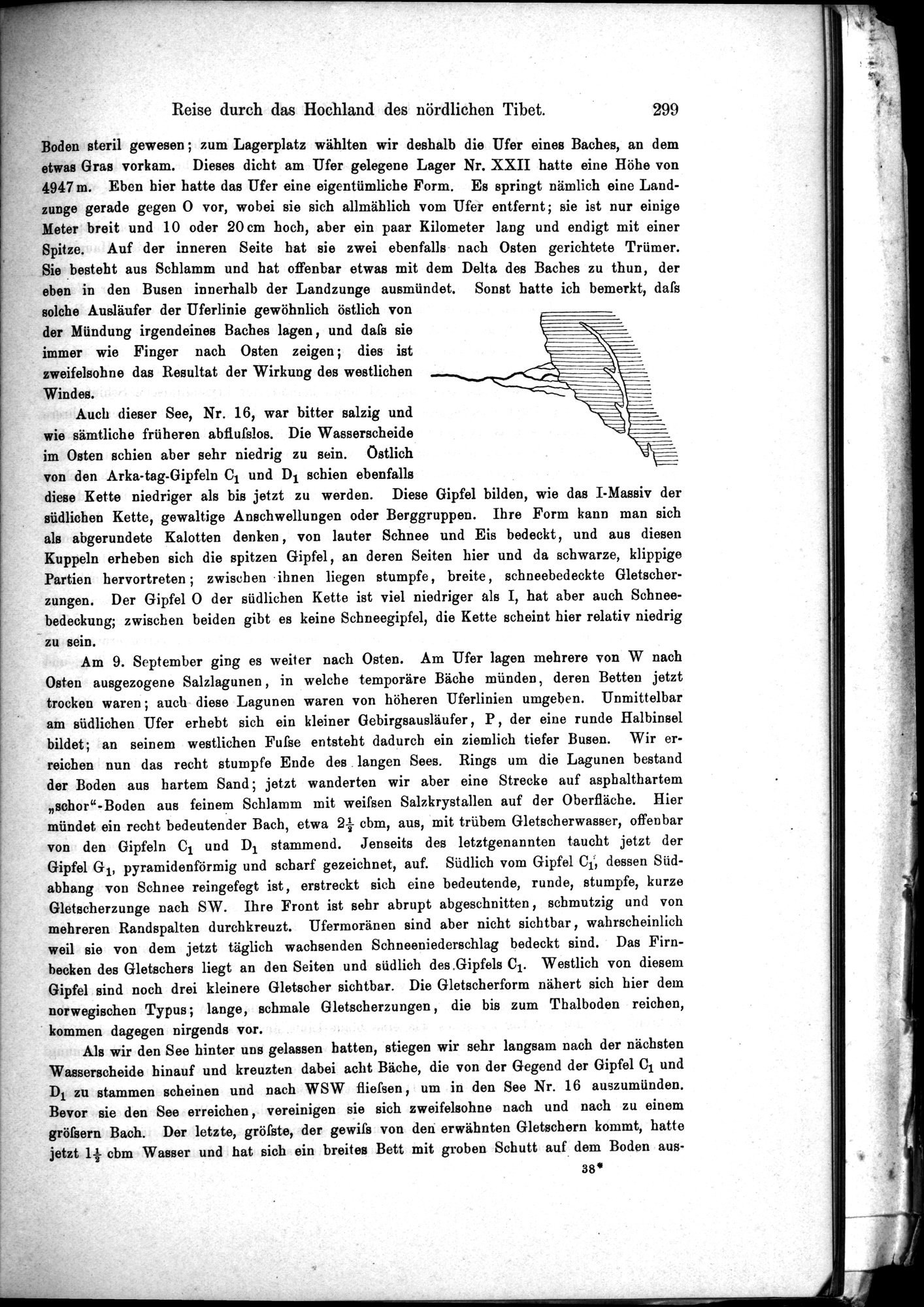 Die Geographische-Wissenschaftlichen Ergebnisse meiner Reisen in Zentralasien, 1894-1897 : vol.1 / 311 ページ（白黒高解像度画像）