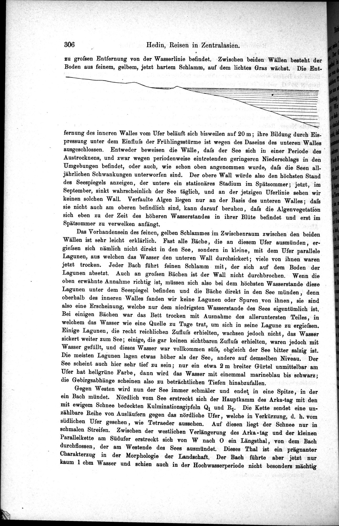 Die Geographische-Wissenschaftlichen Ergebnisse meiner Reisen in Zentralasien, 1894-1897 : vol.1 / 318 ページ（白黒高解像度画像）