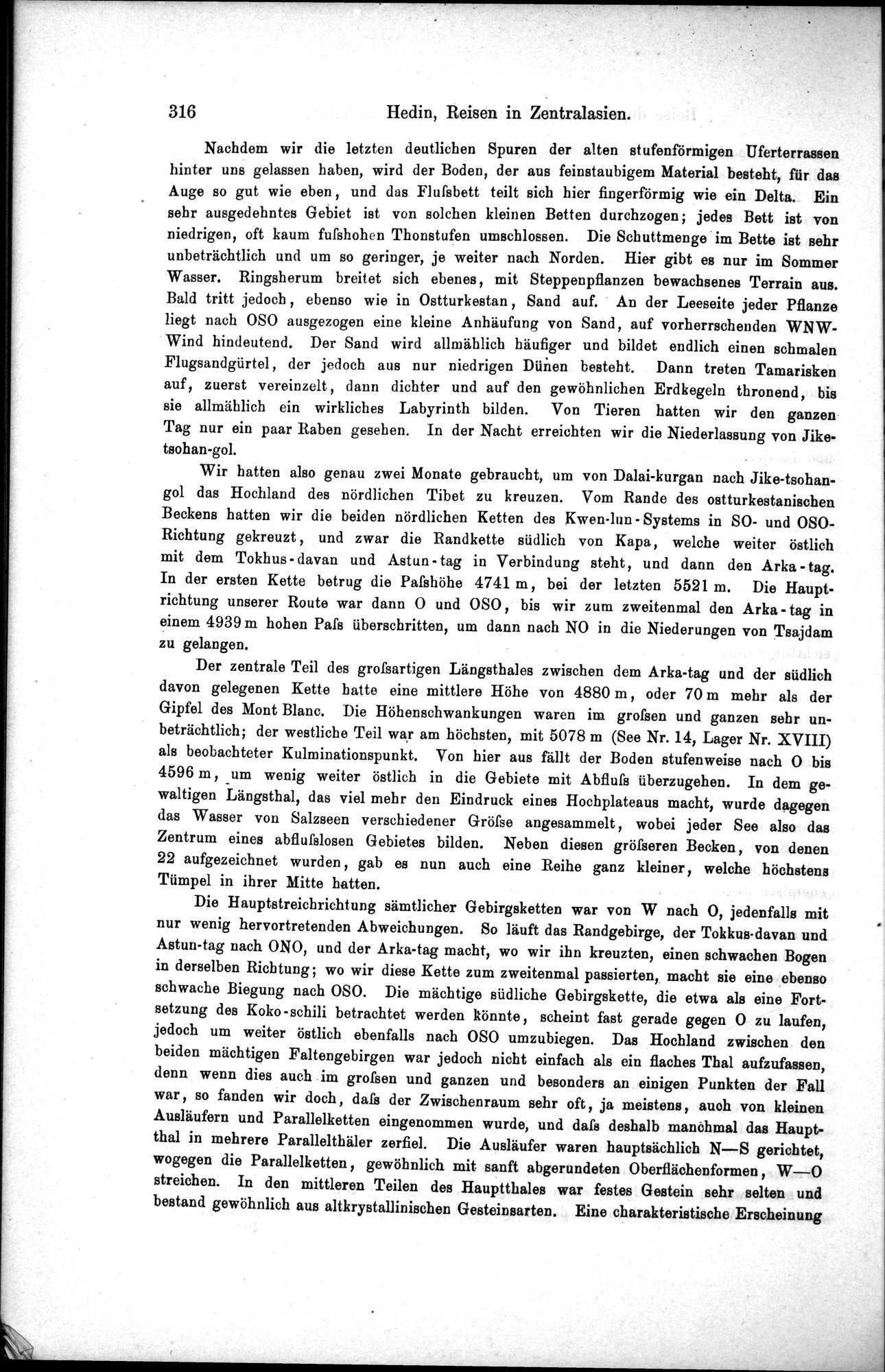 Die Geographische-Wissenschaftlichen Ergebnisse meiner Reisen in Zentralasien, 1894-1897 : vol.1 / Page 328 (Grayscale High Resolution Image)
