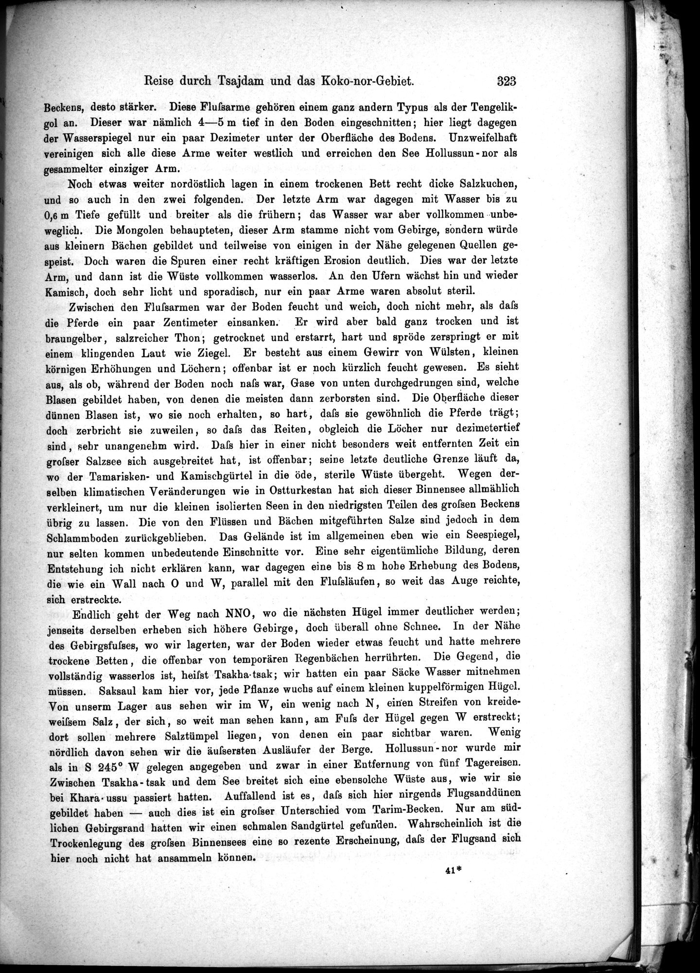 Die Geographische-Wissenschaftlichen Ergebnisse meiner Reisen in Zentralasien, 1894-1897 : vol.1 / 335 ページ（白黒高解像度画像）