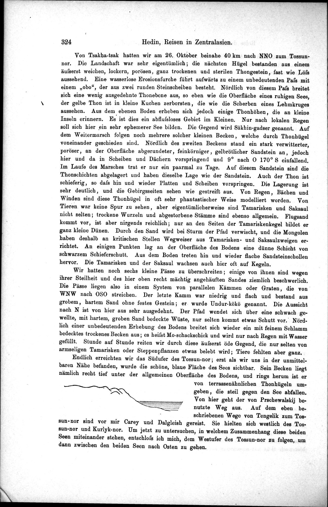 Die Geographische-Wissenschaftlichen Ergebnisse meiner Reisen in Zentralasien, 1894-1897 : vol.1 / Page 336 (Grayscale High Resolution Image)