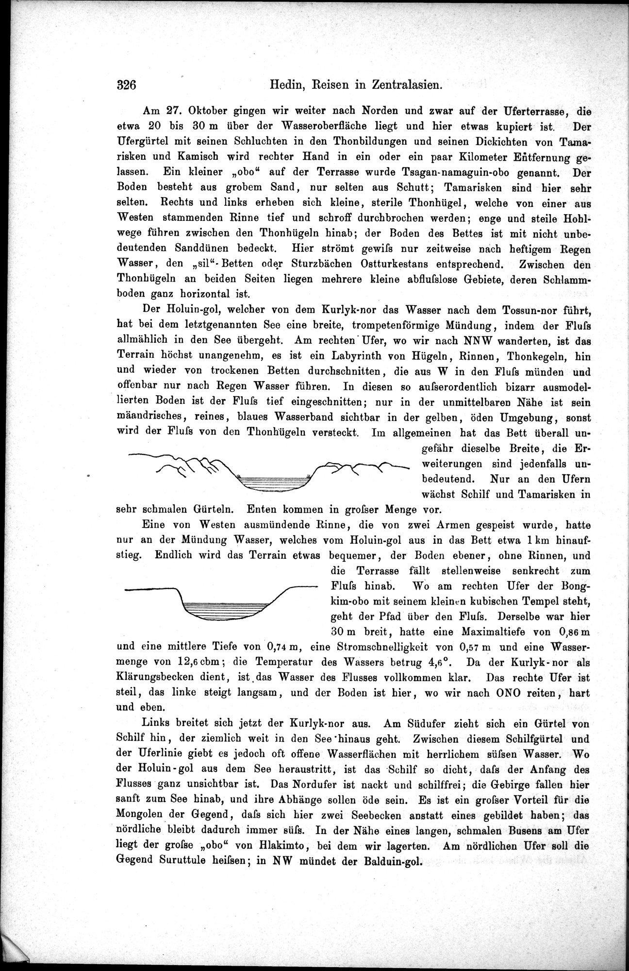 Die Geographische-Wissenschaftlichen Ergebnisse meiner Reisen in Zentralasien, 1894-1897 : vol.1 / 338 ページ（白黒高解像度画像）
