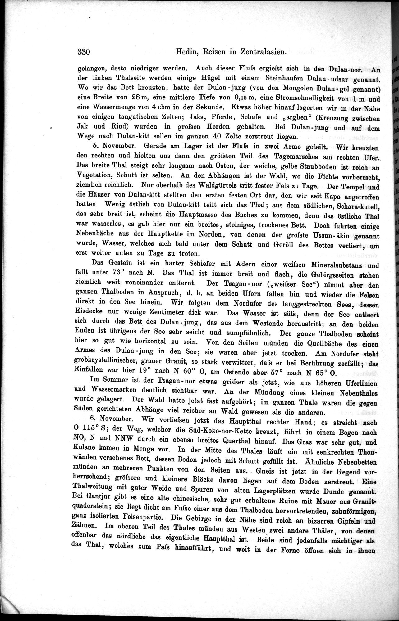 Die Geographische-Wissenschaftlichen Ergebnisse meiner Reisen in Zentralasien, 1894-1897 : vol.1 / Page 342 (Grayscale High Resolution Image)