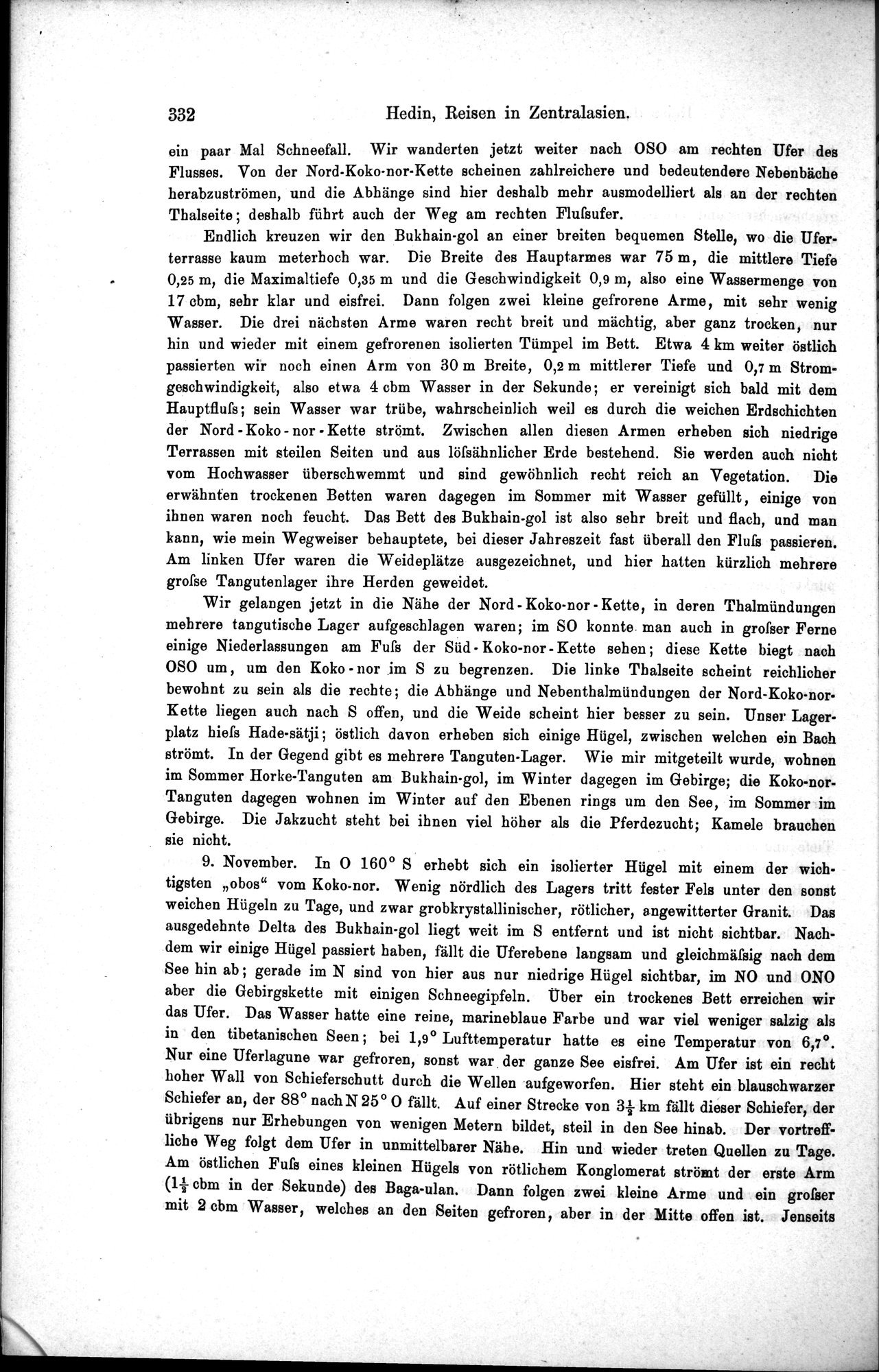 Die Geographische-Wissenschaftlichen Ergebnisse meiner Reisen in Zentralasien, 1894-1897 : vol.1 / 344 ページ（白黒高解像度画像）