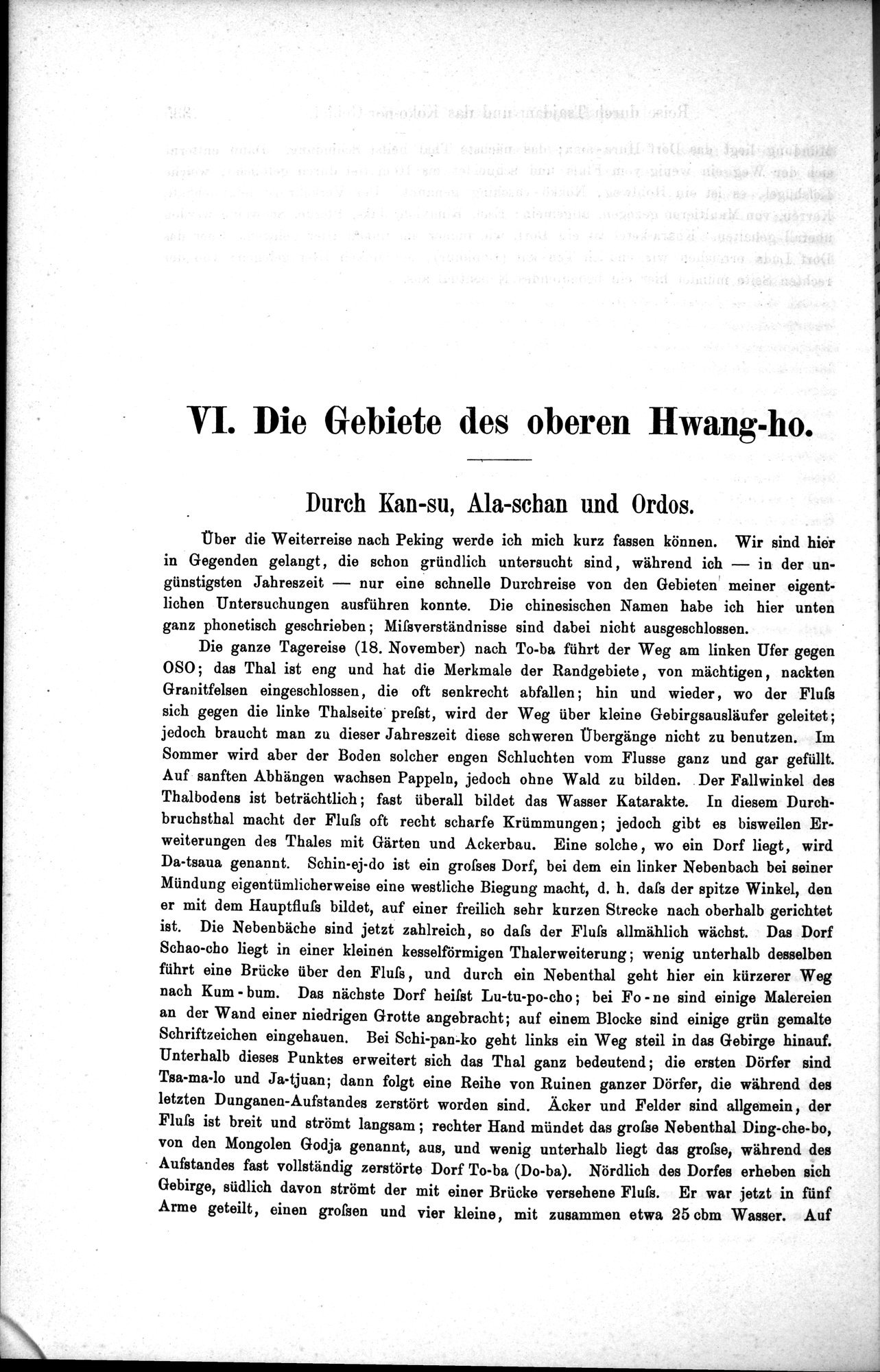 Die Geographische-Wissenschaftlichen Ergebnisse meiner Reisen in Zentralasien, 1894-1897 : vol.1 / 348 ページ（白黒高解像度画像）