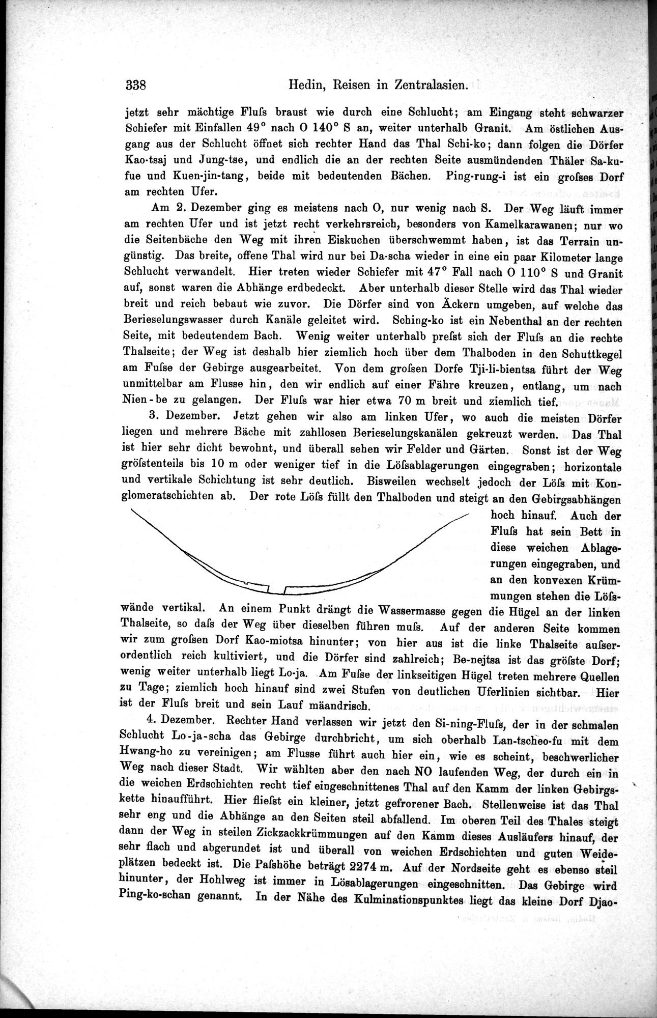 Die Geographische-Wissenschaftlichen Ergebnisse meiner Reisen in Zentralasien, 1894-1897 : vol.1 / Page 350 (Grayscale High Resolution Image)