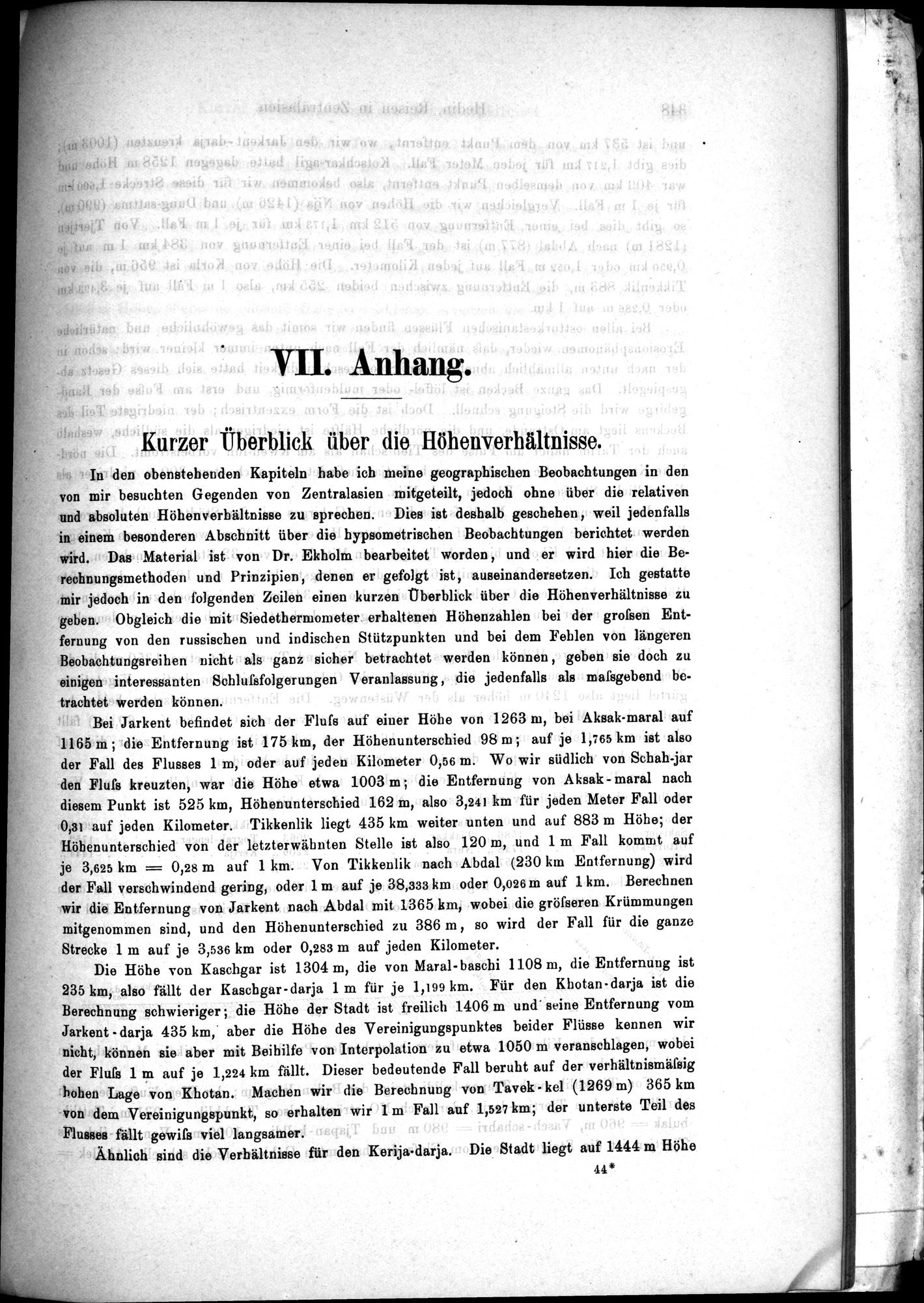 Die Geographische-Wissenschaftlichen Ergebnisse meiner Reisen in Zentralasien, 1894-1897 : vol.1 / 359 ページ（白黒高解像度画像）