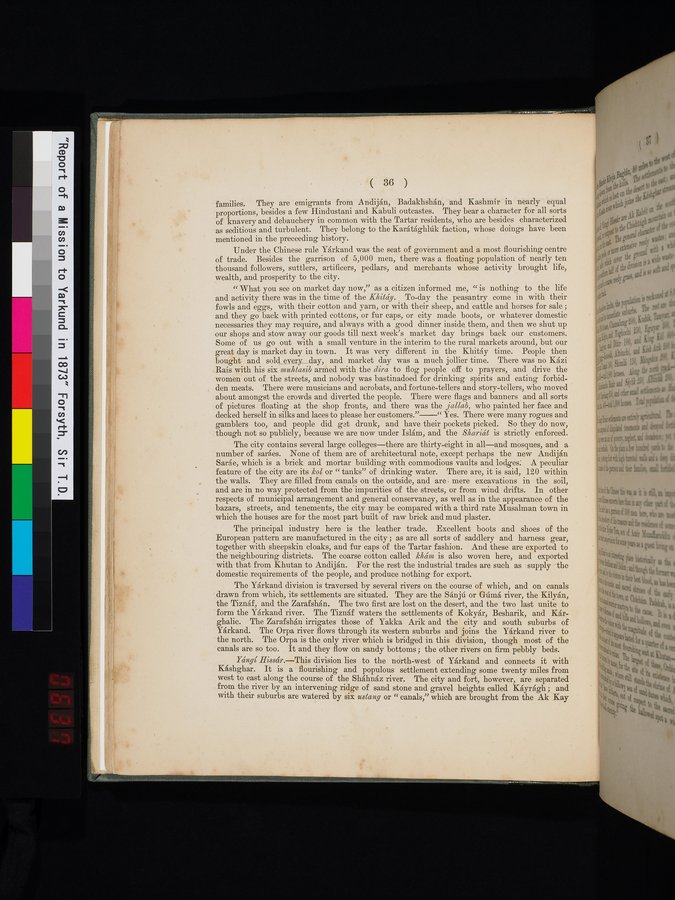 Report of a Mission to Yarkund in 1873 : vol.1 / Page 70 (Color Image)