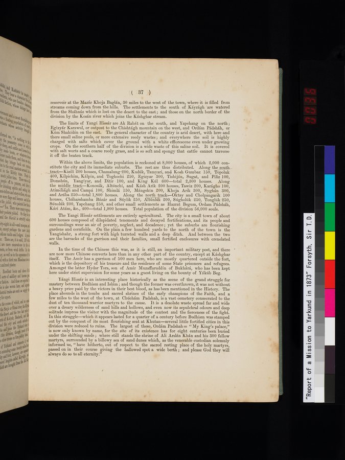 Report of a Mission to Yarkund in 1873 : vol.1 / Page 71 (Color Image)