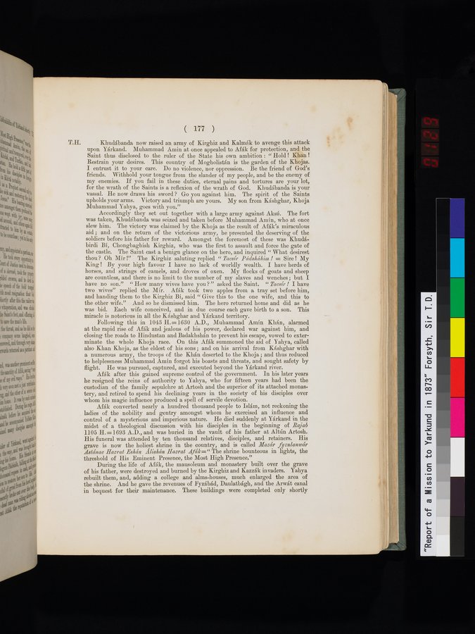 Report of a Mission to Yarkund in 1873 : vol.1 / Page 257 (Color Image)