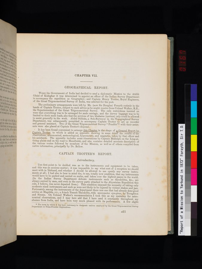 Report of a Mission to Yarkund in 1873 : vol.1 / Page 333 (Color Image)
