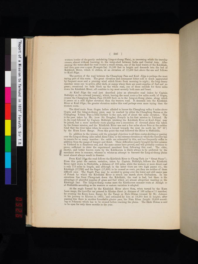 Report of a Mission to Yarkund in 1873 : vol.1 / Page 352 (Color Image)