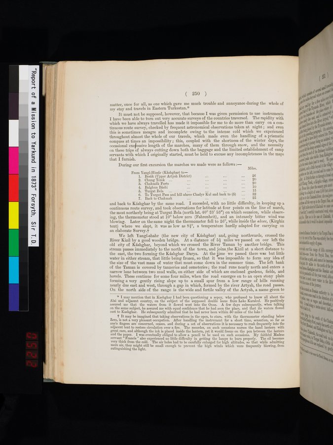 Report of a Mission to Yarkund in 1873 : vol.1 / Page 362 (Color Image)