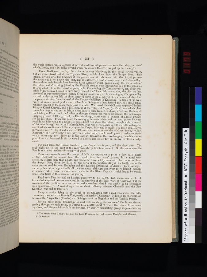 Report of a Mission to Yarkund in 1873 : vol.1 / Page 363 (Color Image)